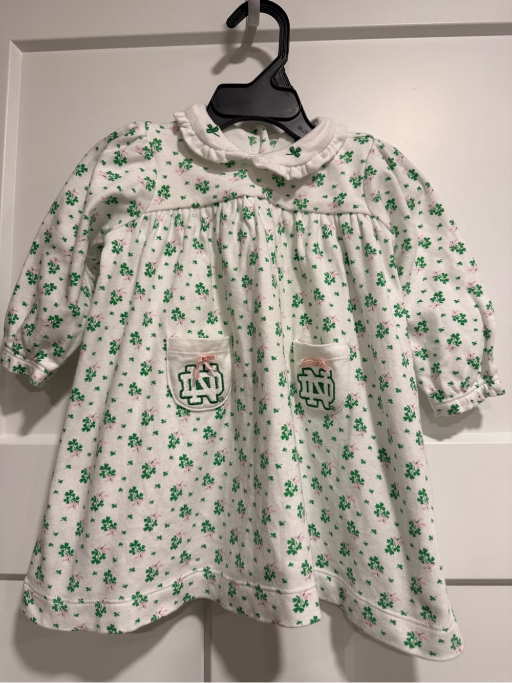 🍀 Notre Dame Lansdowne Heritage Collection Baby Girl Dress | 6–12M